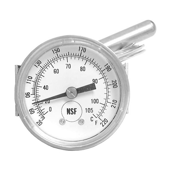 Temp Gauge 20-220F, U-Clamp